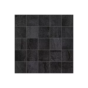 Декор Laparet Metallica мозаичный чёрный MM34034 25х25