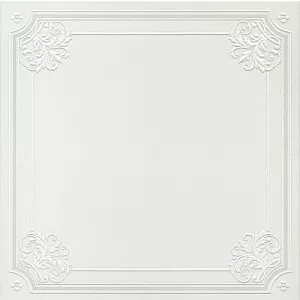 Декор Kerama Marazzi Петергоф белый 40,2х40,2 см